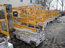 Three 2007 Hy-brid HB1430 Scissor Lifts 