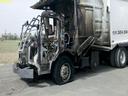 2001 PETERBILT 320 40 YARD FRONT LOAD TRASH COMPACTOR AND TRANSPORT UNIT QUICK BID. 