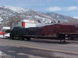 2007 Fontaine drop deck Salvage