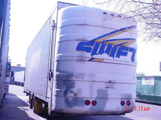 20001Freightliner Argosy with 2001 Nuvan Tech Car Trailer Salvage