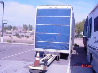 20001Freightliner Argosy with 2001 Nuvan Tech Car Trailer Salvage