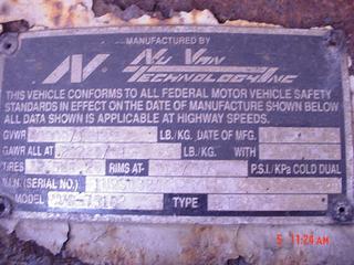 20001Freightliner Argosy with 2001 Nuvan Tech Car Trailer Salvage
