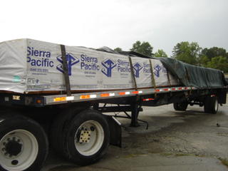 1999 Wabash flatbed Salvage