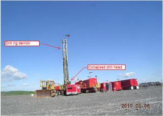 2007 Atlas Copco RD20111 Drill Rig Salvage