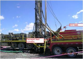 2007 Atlas Copco RD20111 Drill Rig Salvage