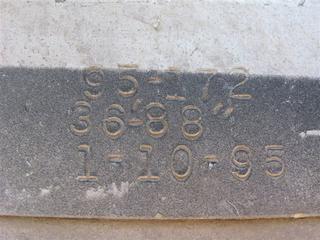 1995 J&B aluminum end-dump Salvage 1995 J&B aluminum end-dump Salvage
