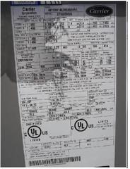 4 Carrier A/C and Gas Heat Units 8.5T,(2) 10T, 12.5T Salvage