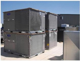 4 Carrier A/C and Gas Heat Units 8.5T,(2) 10T, 12.5T Salvage