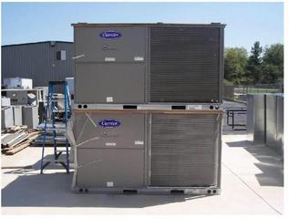 4 Carrier A/C and Gas Heat Units 8.5T,(2) 10T, 12.5T Salvage