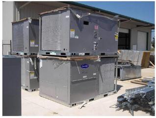 4 Carrier A/C and Gas Heat Units 8.5T,(2) 10T, 12.5T Salvage