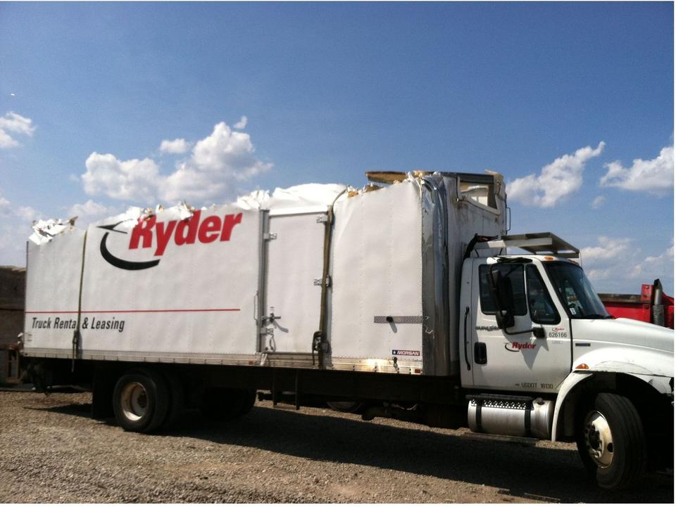 Heavy Salvage 2011International 4300 Box Truck